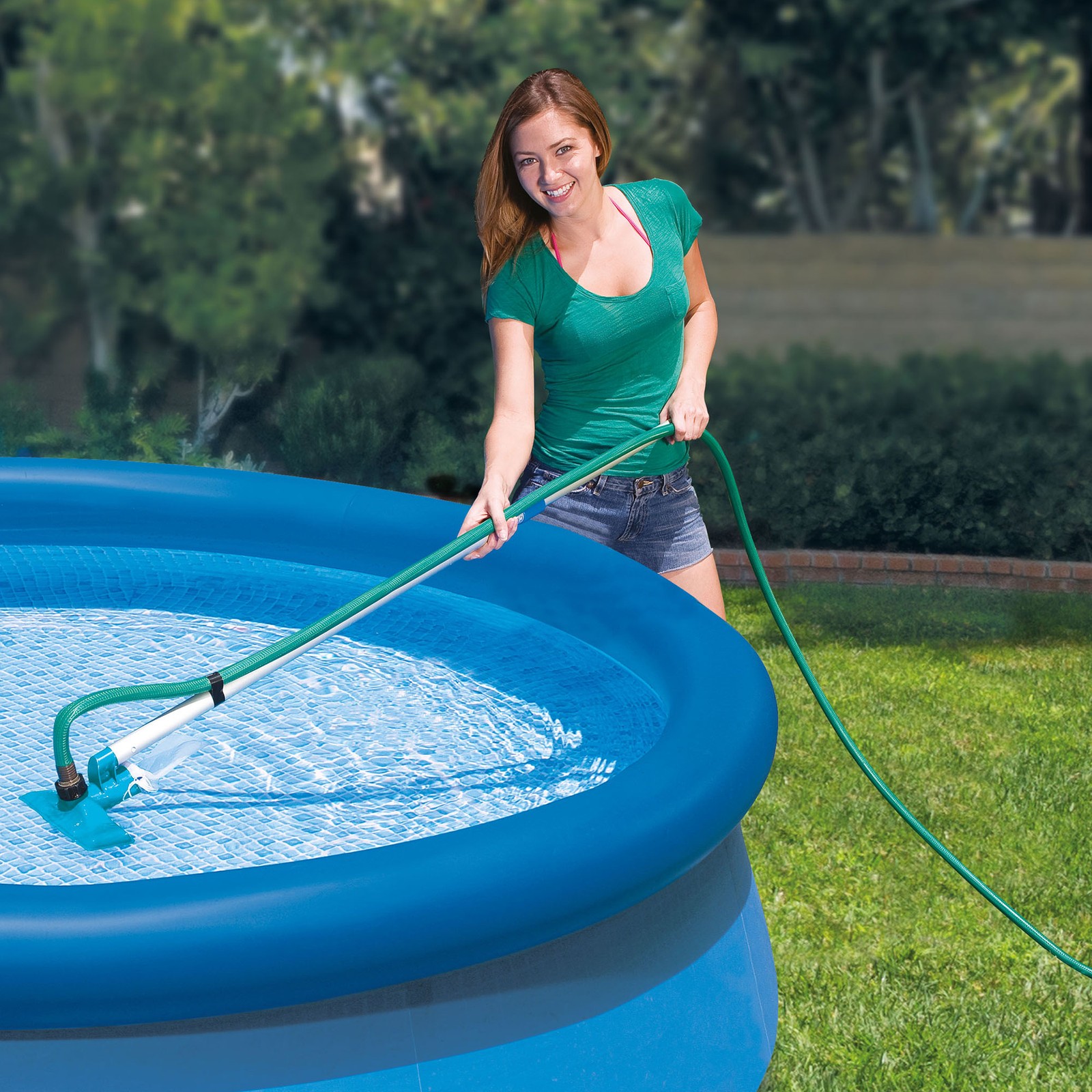 Intex Cleaning Maintenance Pool Kit w/ Vacuum & Pole (Open Box) (2 Pack)