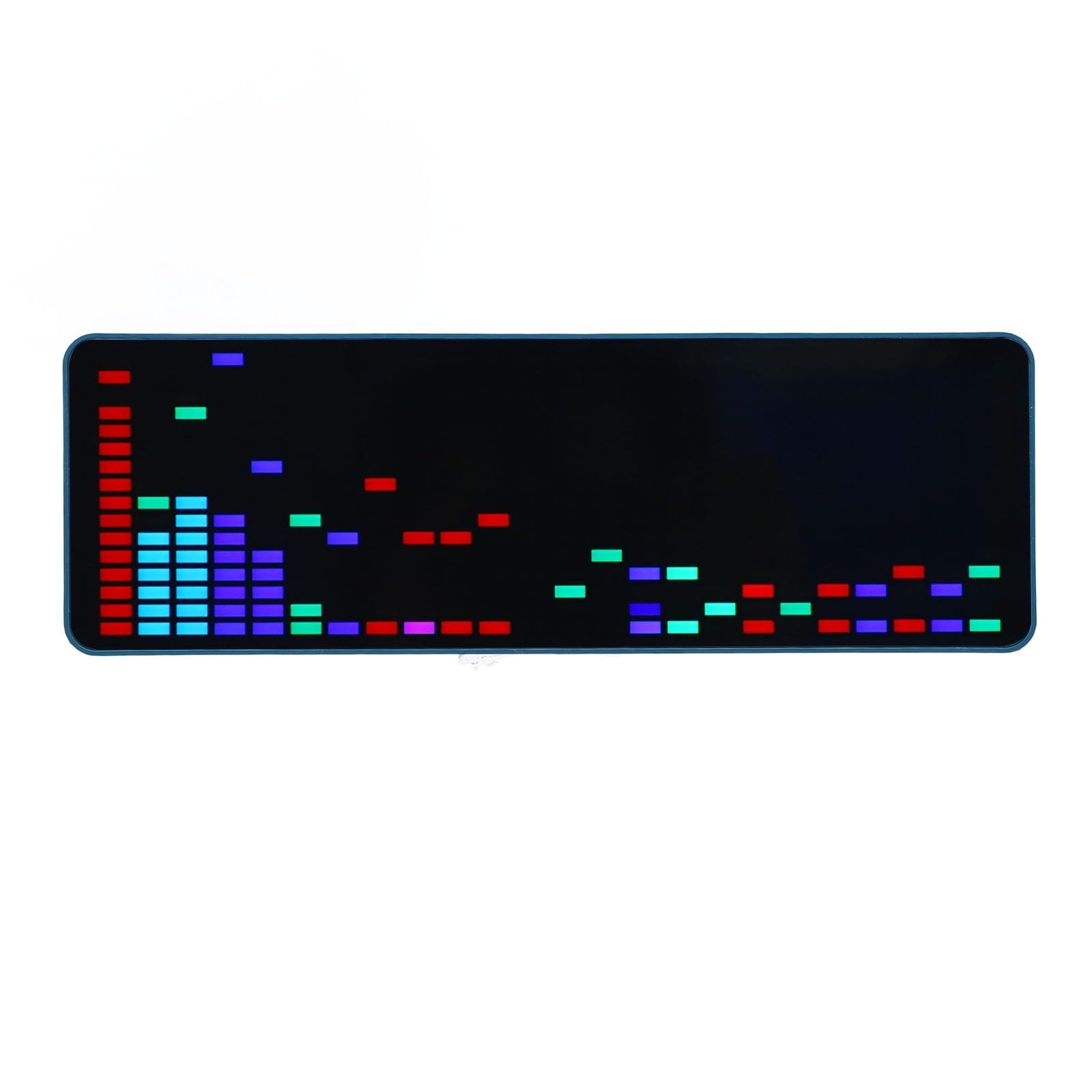 LED Audio Visualizer 16x24 Analyzer Equalizer Display 20 Dynamic Modes 7 Colo...