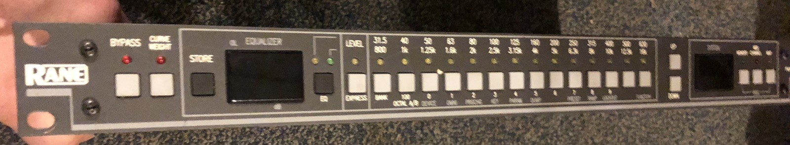 Rane MPE28 Equalizer No Power Cord Used Tested Works