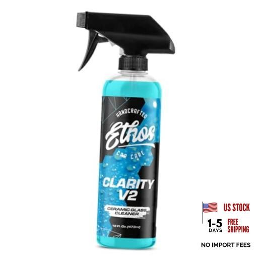Ethos Clarity V2 – Ceramic Glass Cleaner & Windshield 16 Fl Oz (Pack of 1)