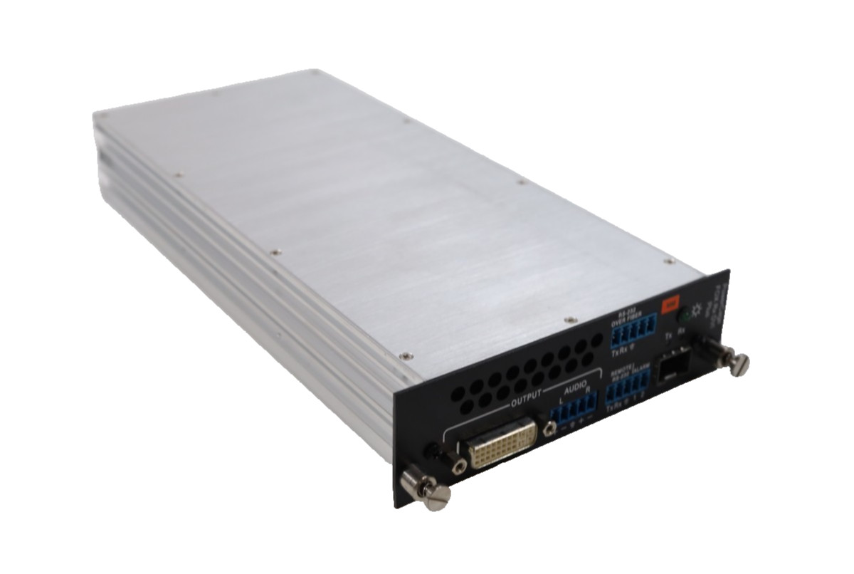 Extron PowerCage FOX Rx DVI Plus MM Multimode Fiber Receiver Card 70-873-21