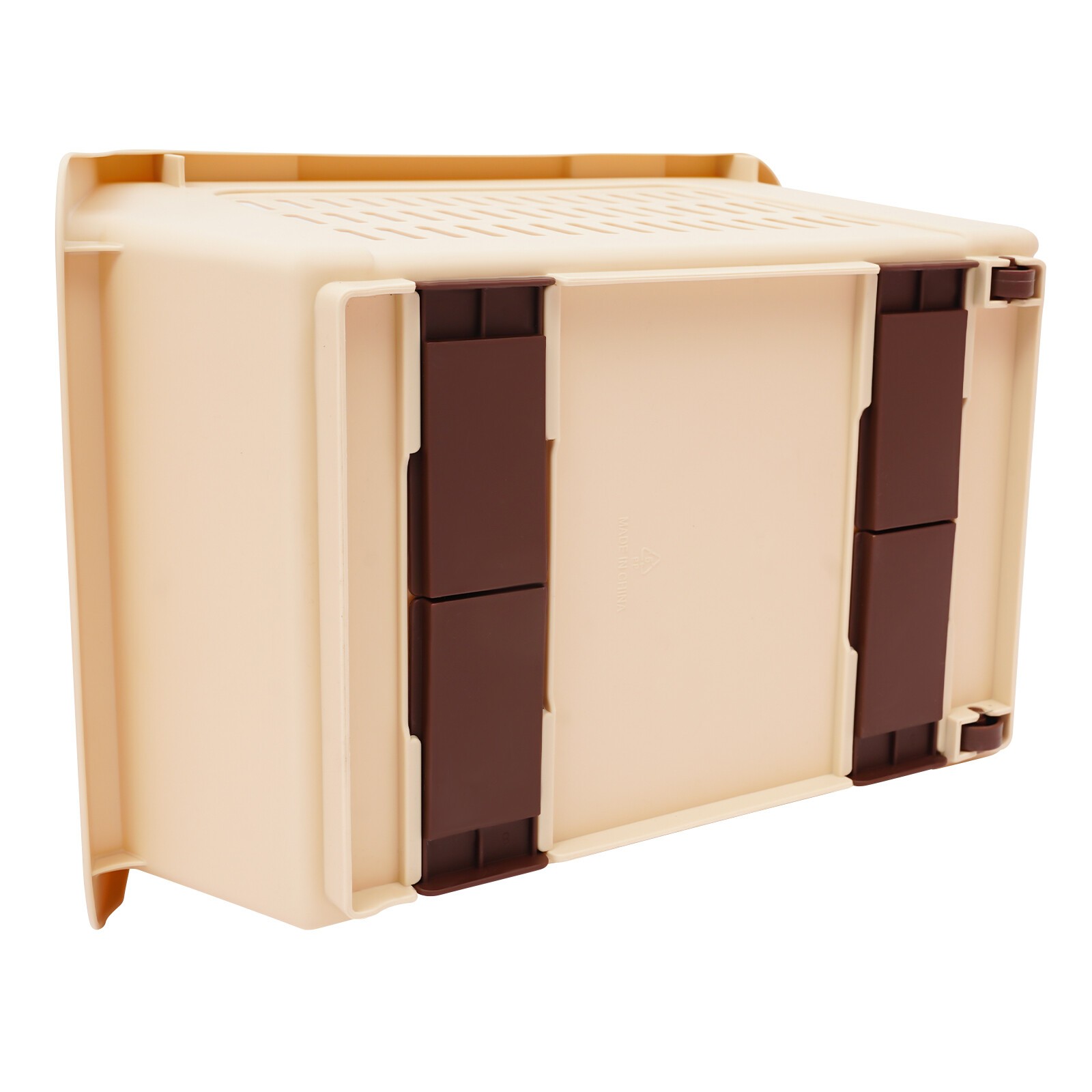 4 PCS Stacking Storage Baskets, Stackable Organizer Baskets, Storage Bins