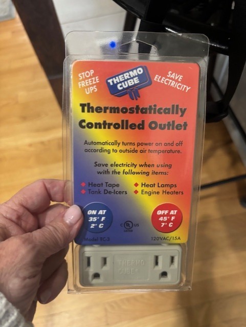 Thermo Cube: Thermostatically Controlled Outlet - Item #TC-3 (120VAC/15A) NEW