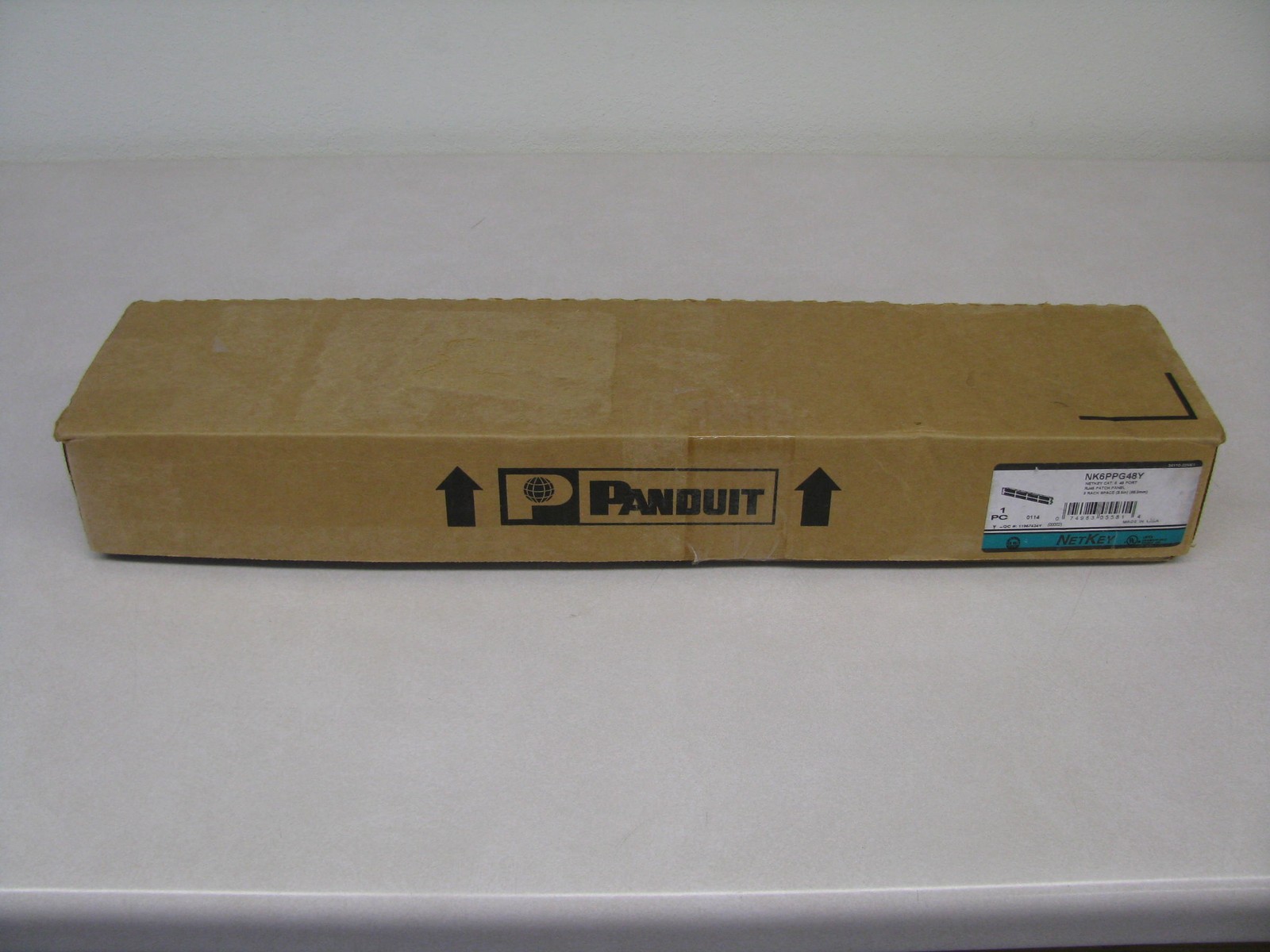 Panduit NetKey 48-Port Cat6 Punchdown Patch Panel NK6PPG48Y ~STSI