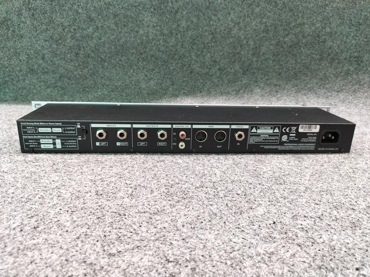 TC Electronic M350 Dual Engine Reverb Multi Effects Processor Tested Japan