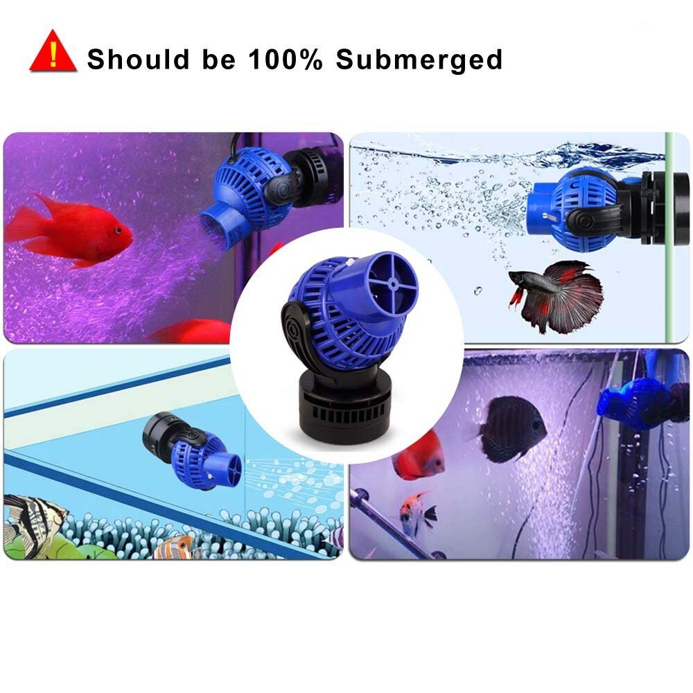 Submersible Wave Maker 360 ° Circulation Pump w/ Magnetic Mount - 2641.72 GPH