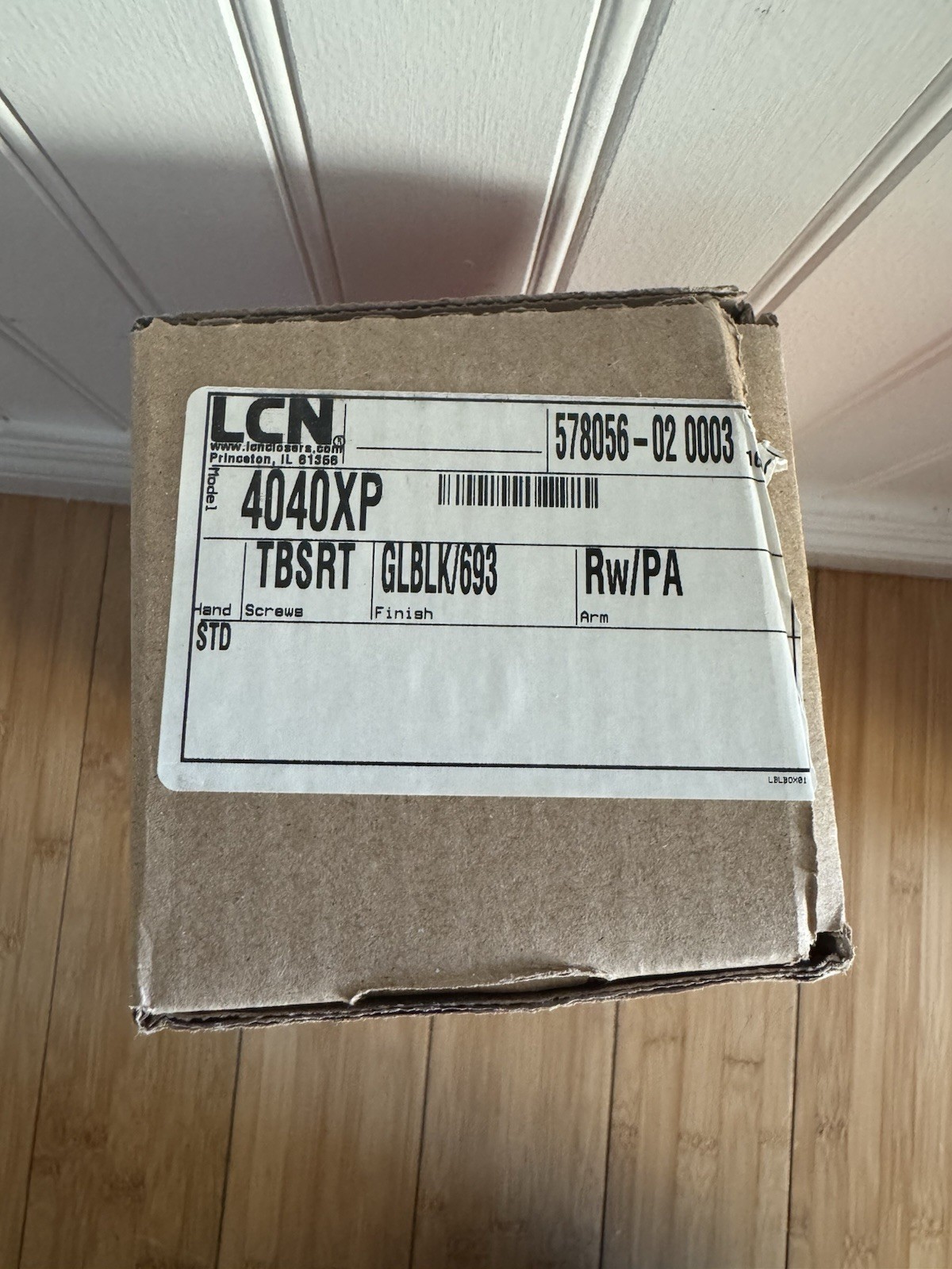 Allegion LCN door closure 4040 XP Rw/PA Black  693