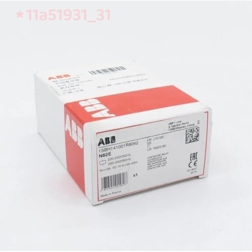 ABB N62E Auxiliary Relay In Box 220-230V50Hz 230-240V60Hz Brand NEW