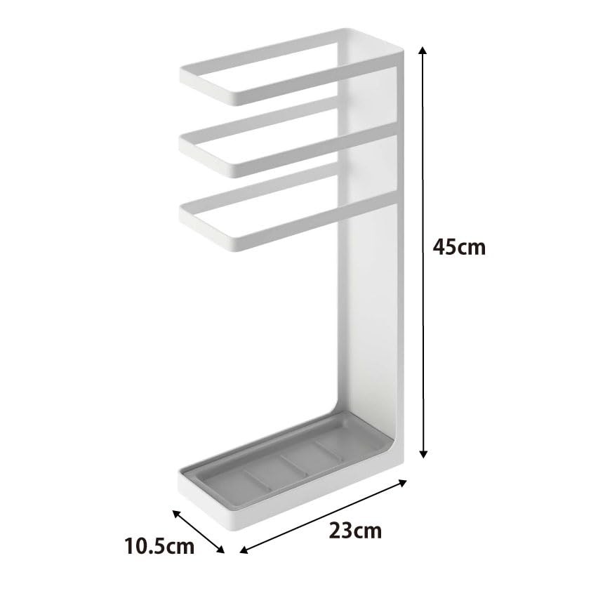 Yamazaki Umbrella Stand Layer Slim White 7932
