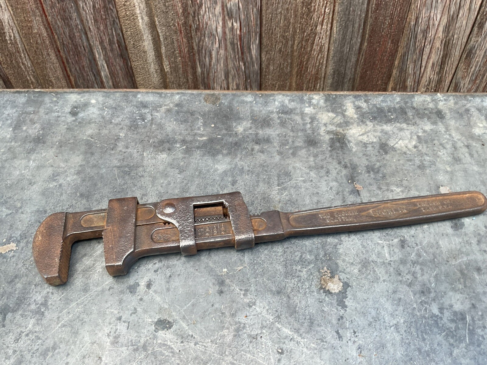 14” Becklin Adjustable Wrench - Unusual Mechanism