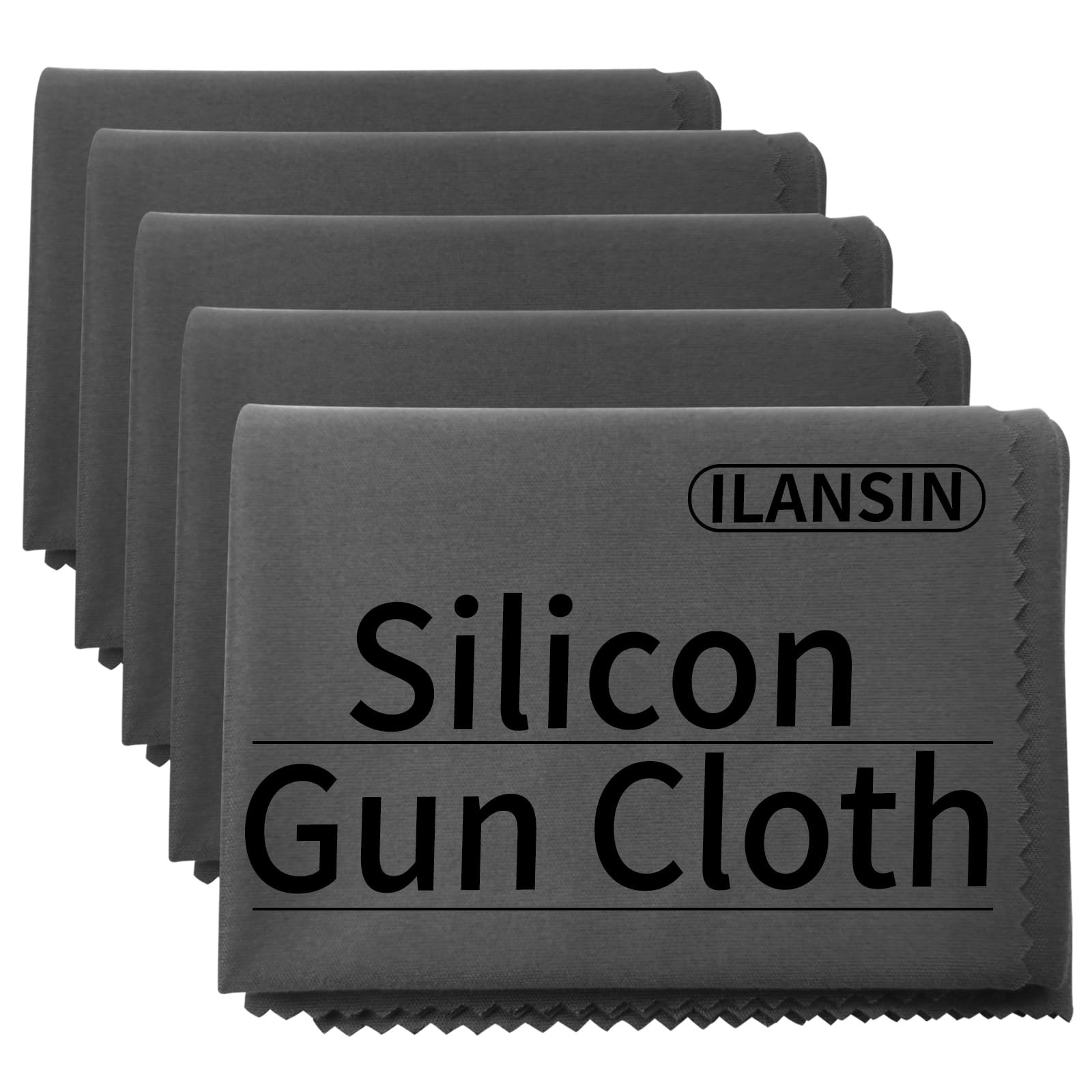 Silicon Gun Cloth 5 Pack 12 Ã—12 Gun Cleaning Cloths Lint Free - Gun Clean