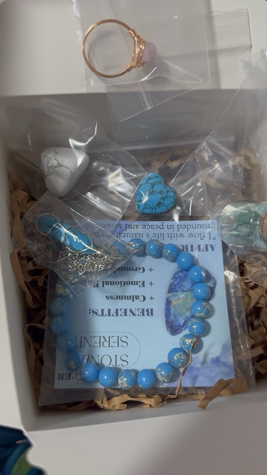 Turquoise Crystal Gift Box