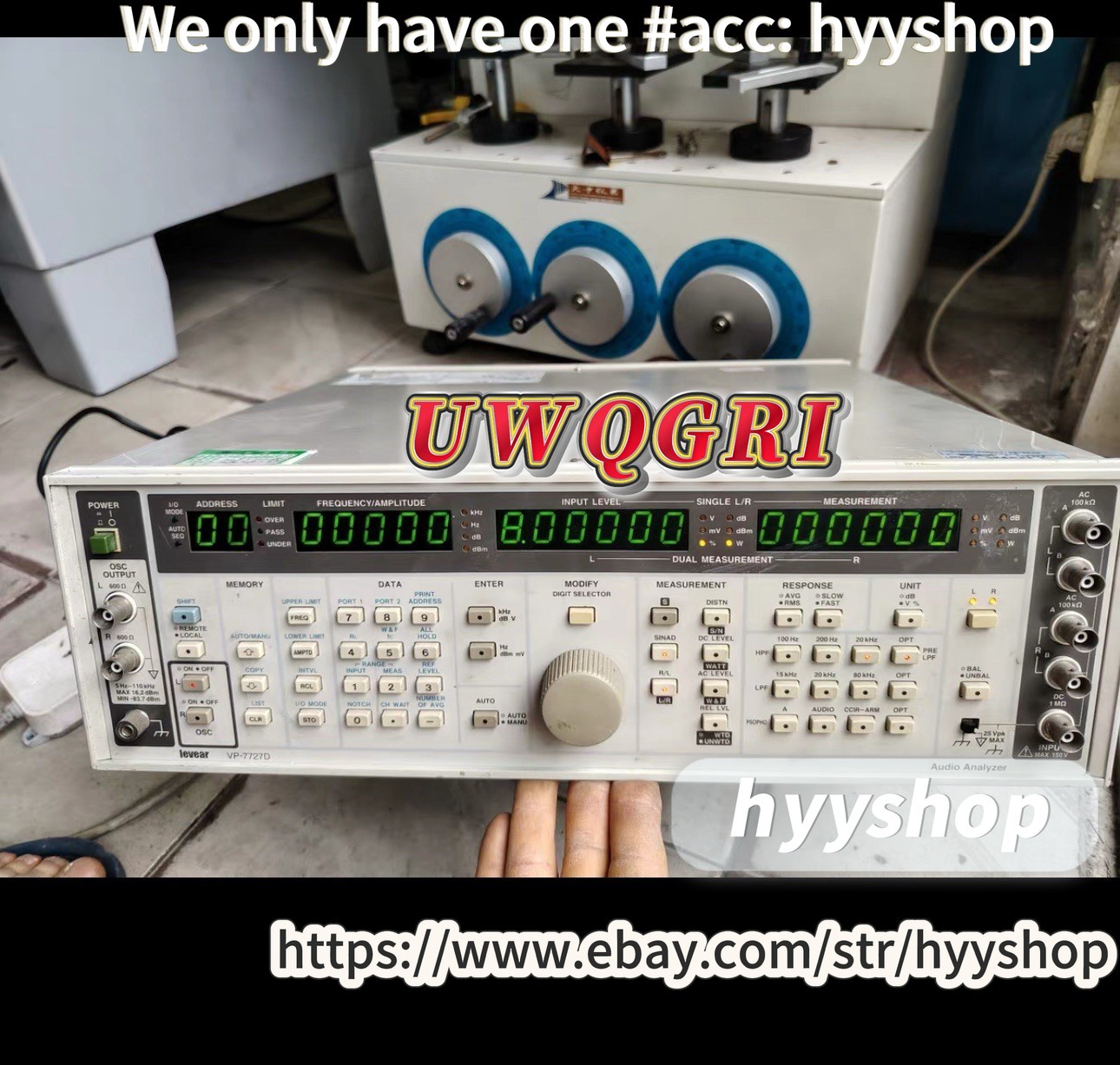 levear VP-7727D Audio Analyzer