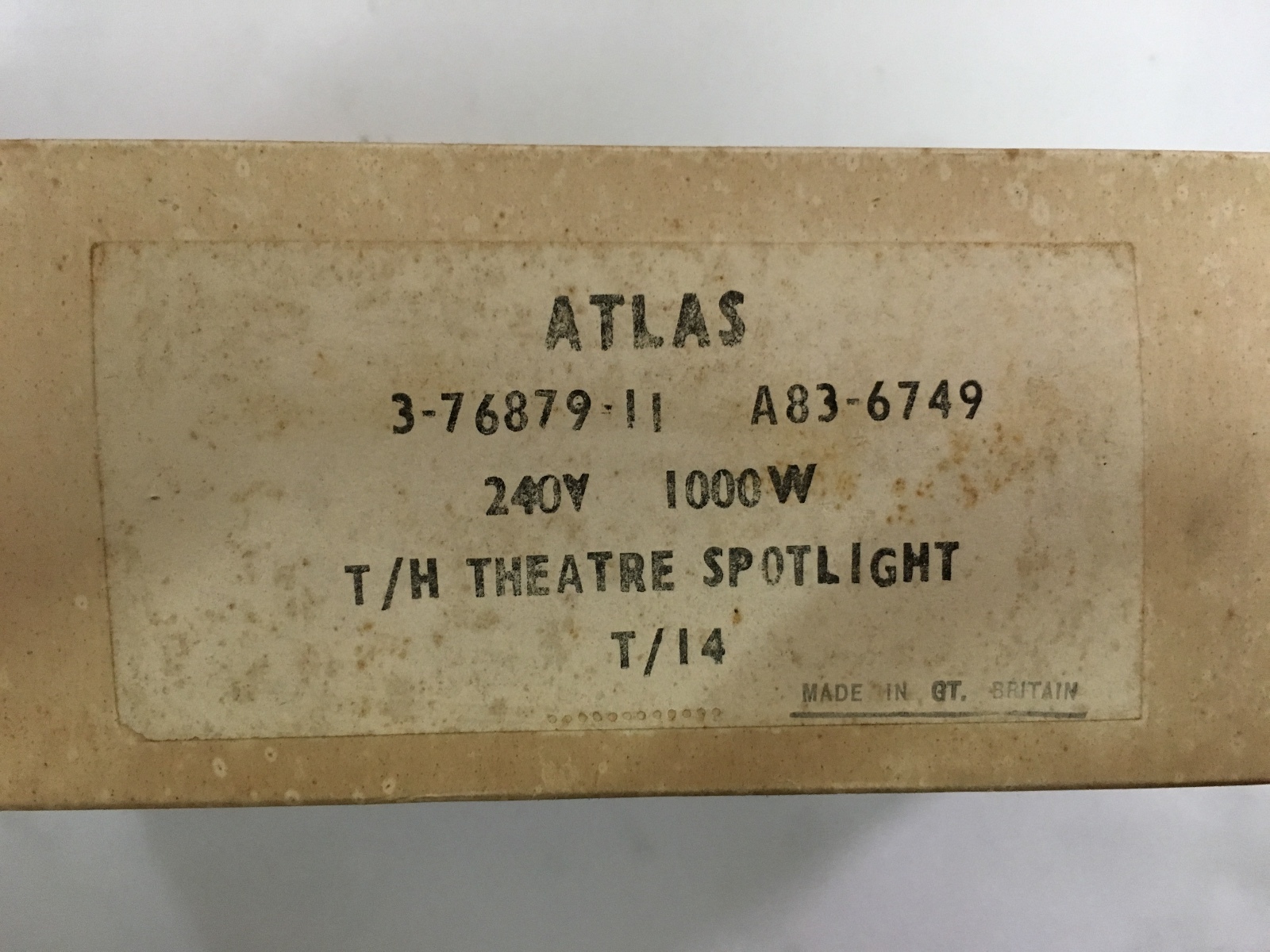 Atlas Theatre spotlight T/14 240V 1000W (Lot of 2pcs) (FREE SHIPPING)