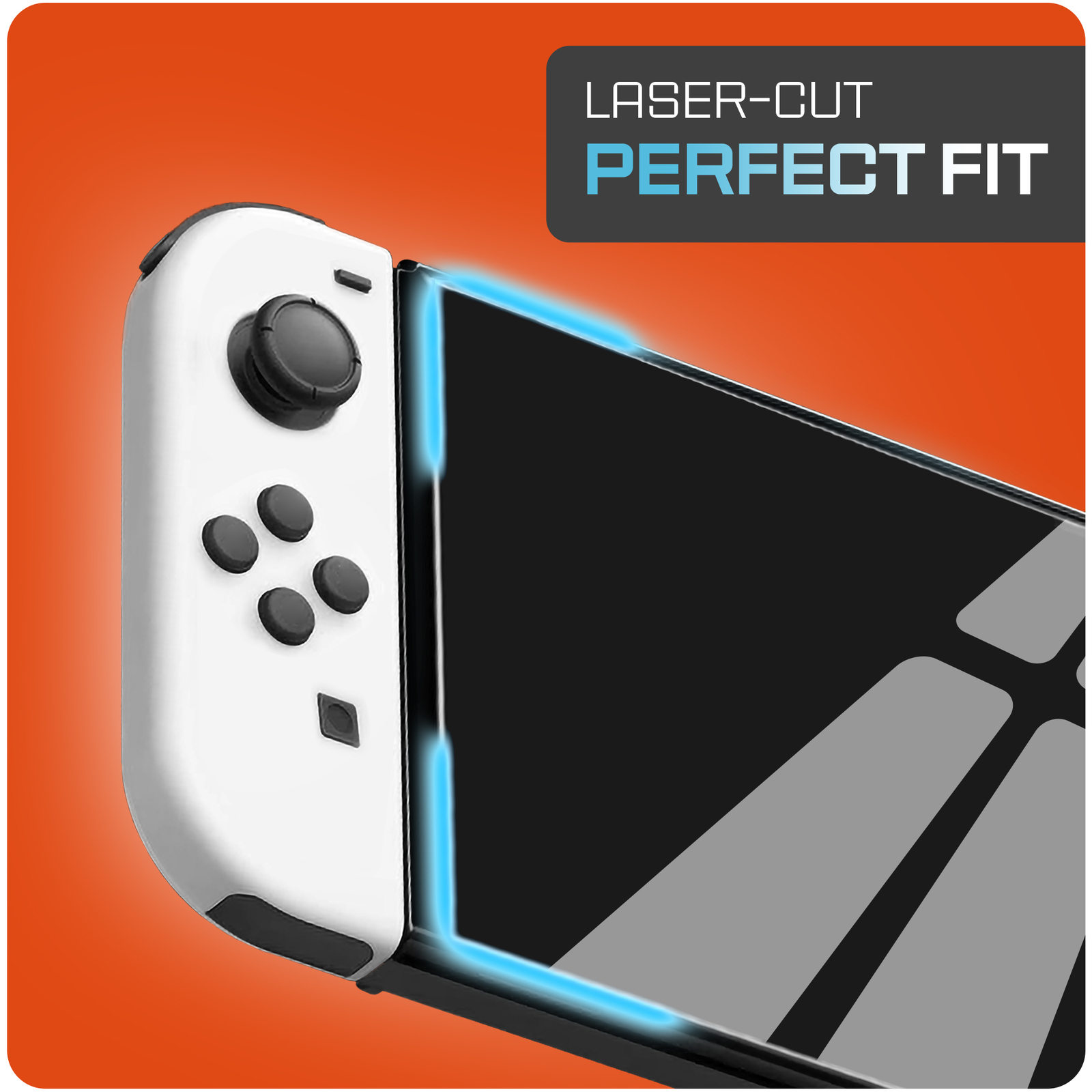 Screen Protector for Nintendo Switch OLED Blue Light Blocking Tempered Glass