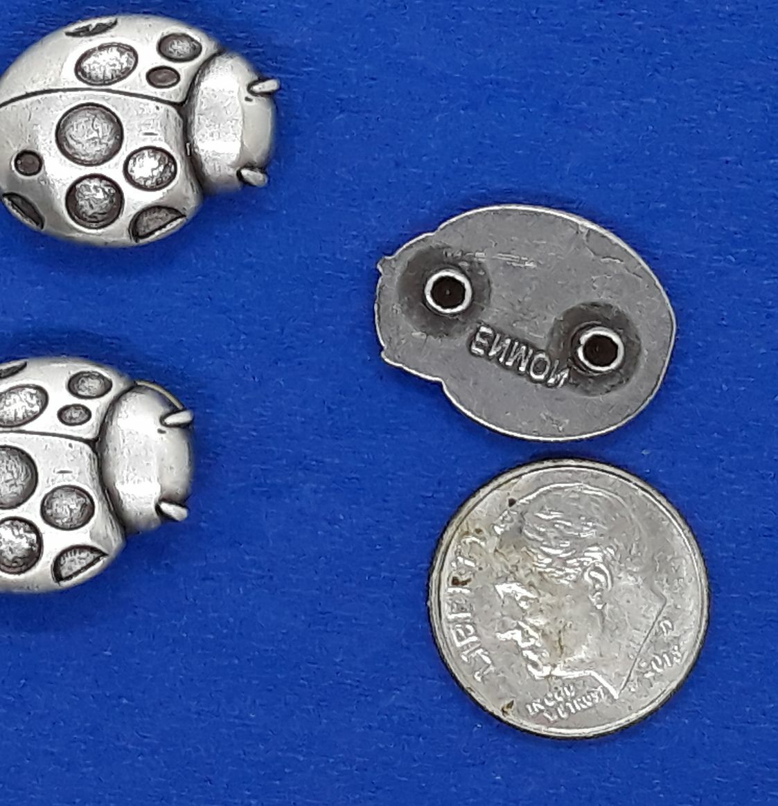 Lady Bug Small Concho / Conchos Approx. 3/4"x 5/8" Five Count