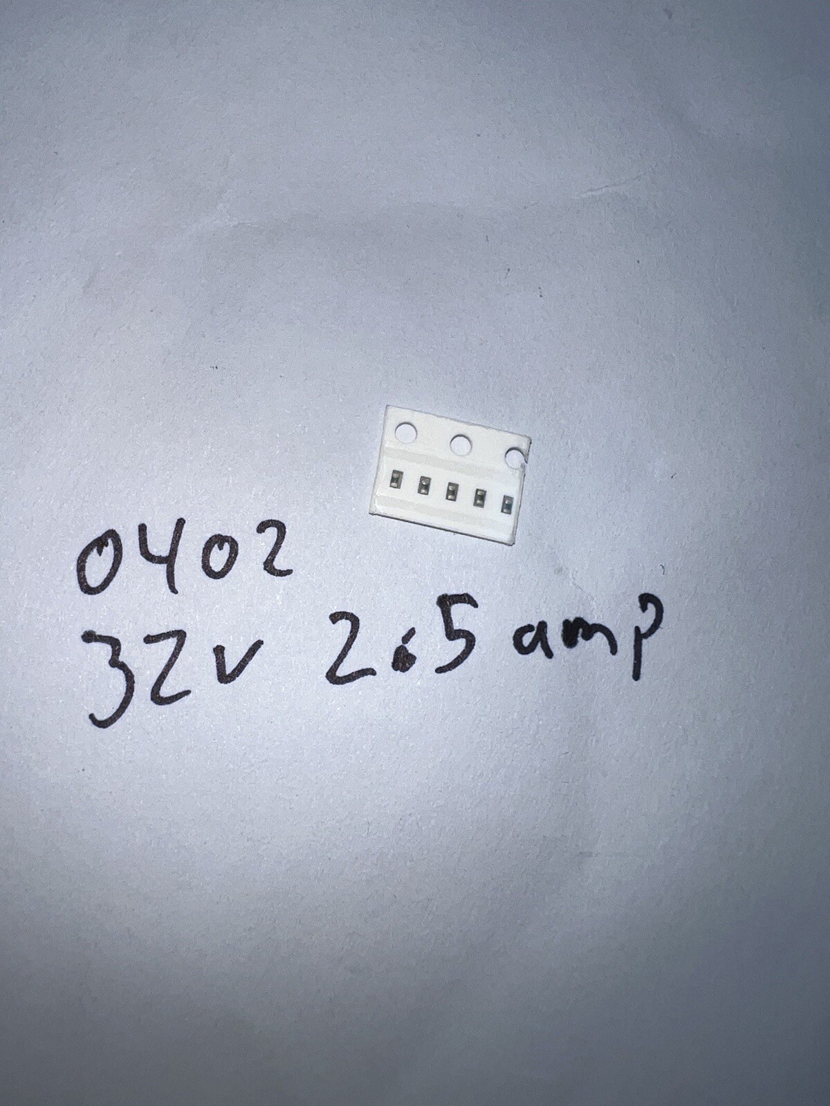 PlayStation 5 F5401/F5402 Lot Of 5 0402 32v 2.5amp Fuses