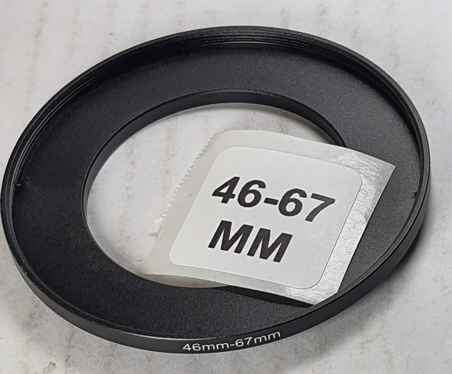 46-67mm Metal Step Up Stepping Lens Filter Adapter Ring 46mm-67mm 46mm-67 46-67