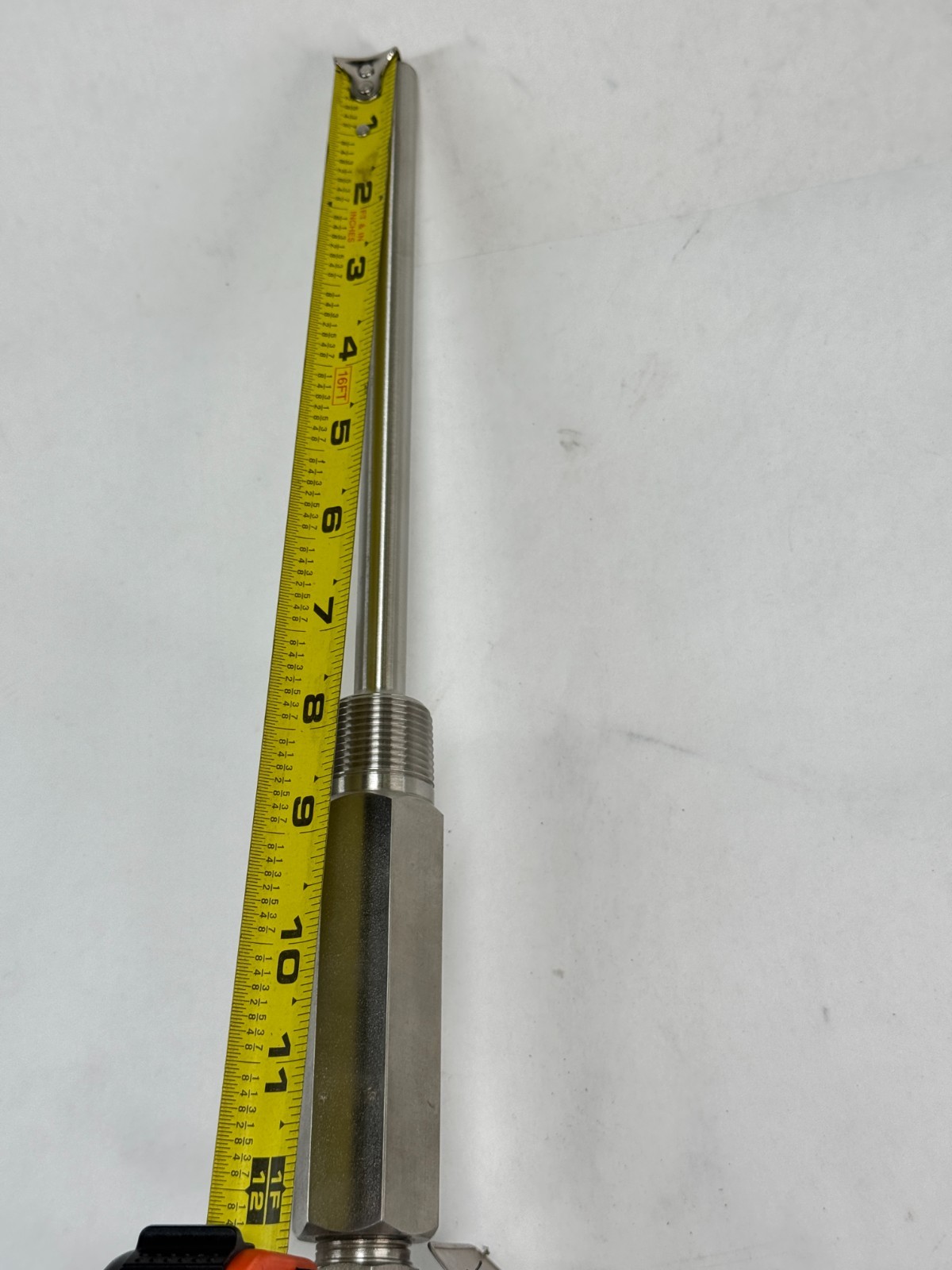 ASHCROFT Adjustable Angle Thermometer, 0-400F, 5" Face, 7-1/2" Stem, 3/4" NPT