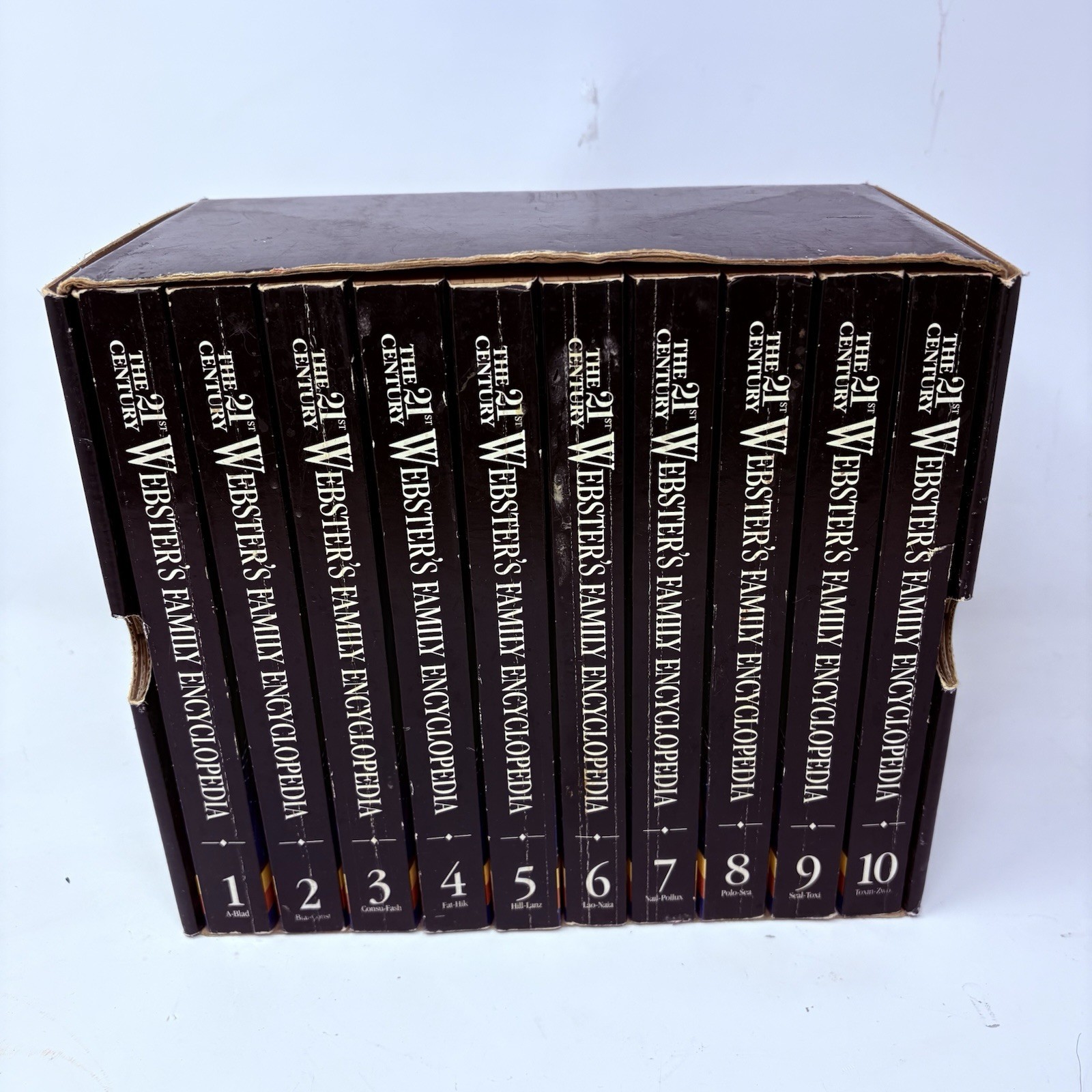 The 21st Century Websters Family Encyclopedia 10 Volume Box Set Books