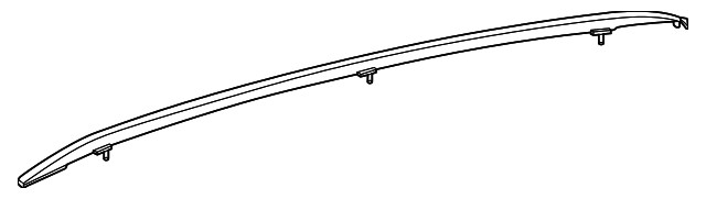 Genuine Mercedes-Benz Roof Luggage Carrier Side Rail 254-690-45-01