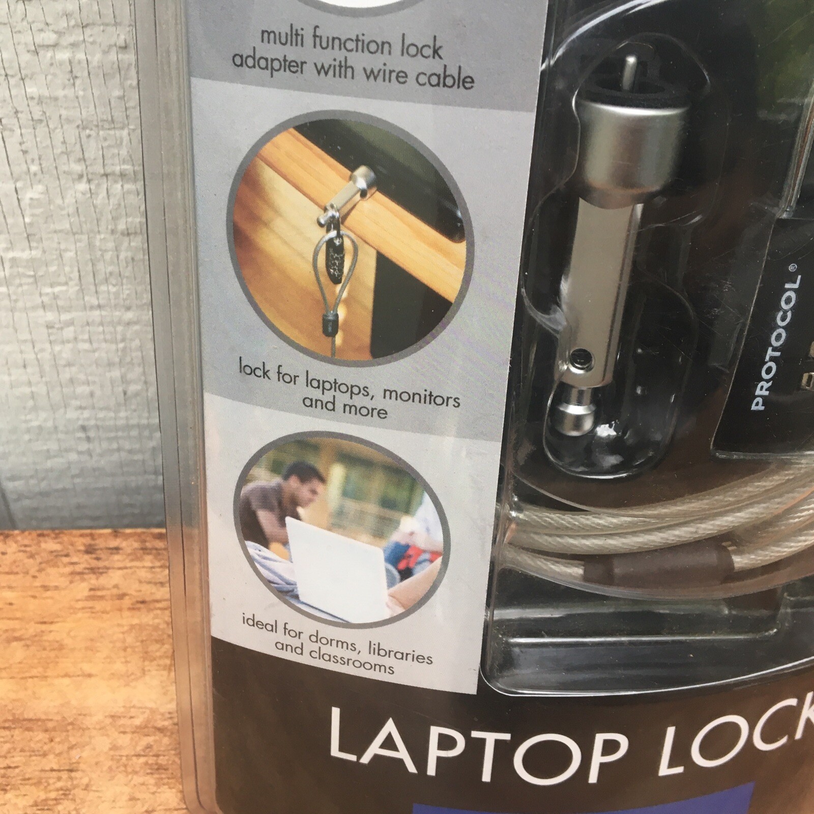 Protocol Laptop Security Lock Anti-Theft Combination Lock NIB 3979-7 Ashley Co.