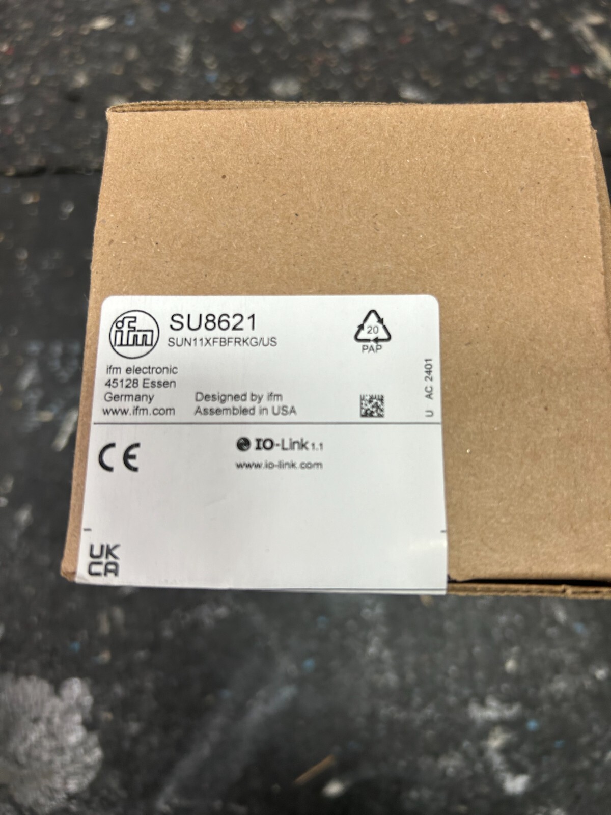 IFM SU8621 Ultrasonic flow meter