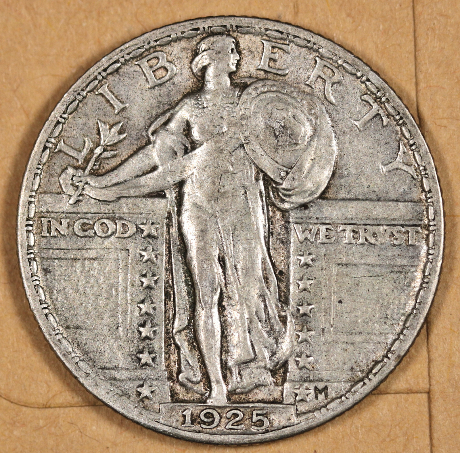 1925 Standing Liberty Quarter.  XF.  194467