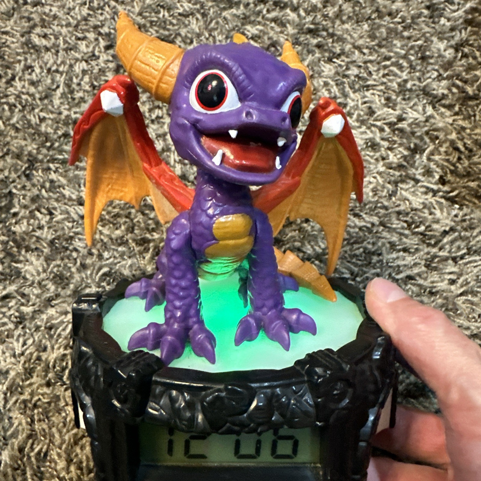 Skylanders Swap Force Spyros Digital Alarm Clock Tested Works