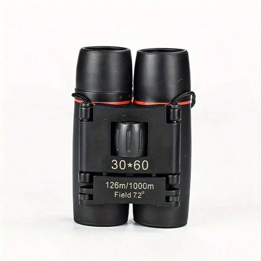 Compact HD 30x60 Binoculars High Power Night Vision for Outdoor Hiking and Trave
