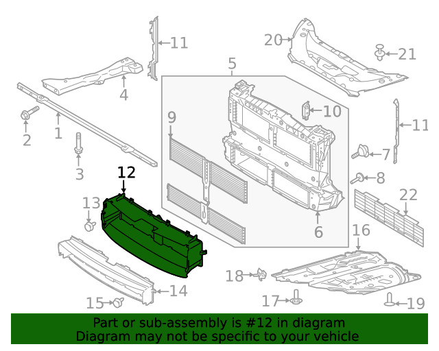 Genuine Ford Deflector Air LJ7Z-8312-C