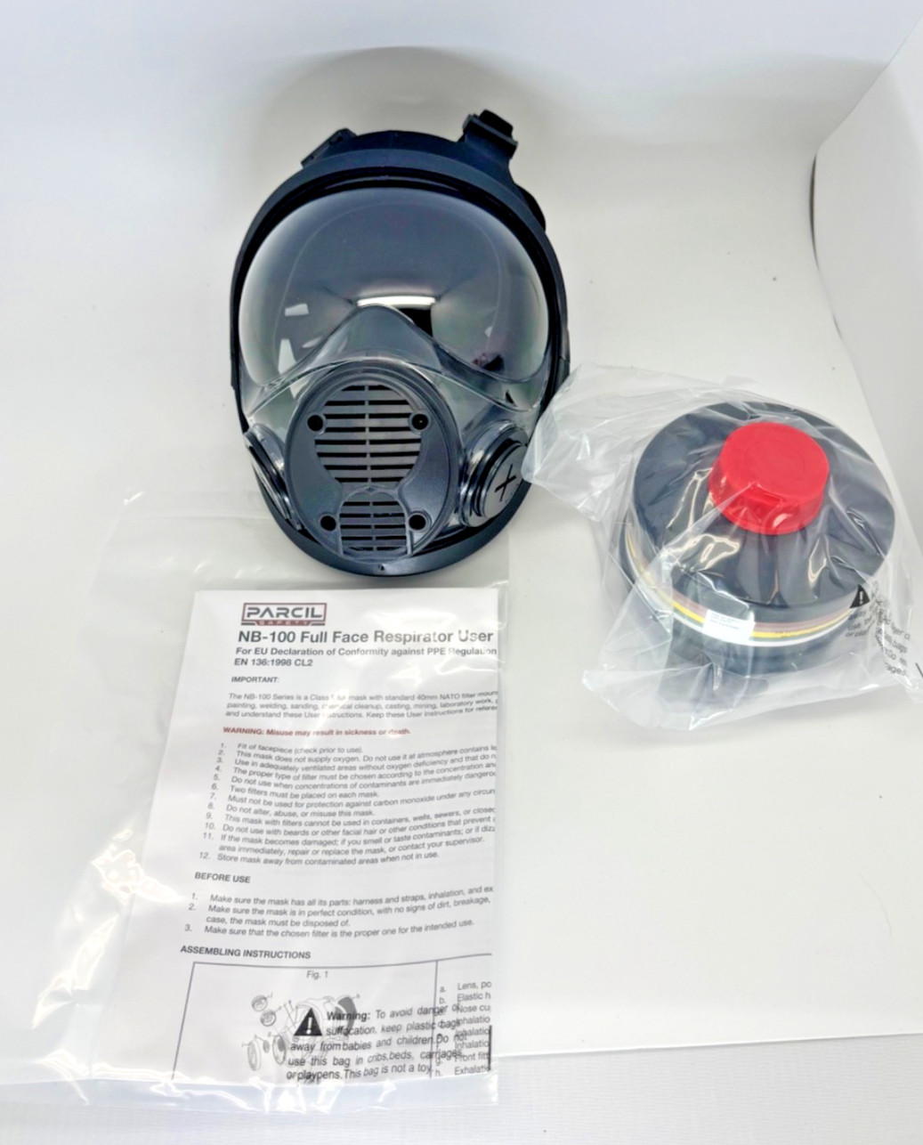 Parcil Distribution NB-101 Ful Face Tactical Mask
