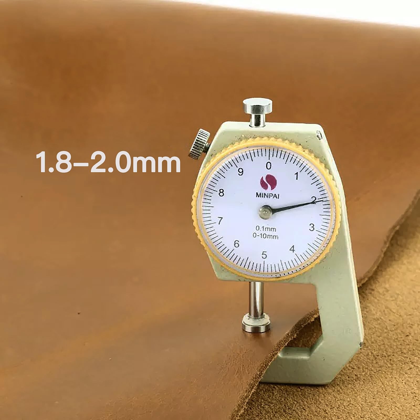 6x12 Inch Brown Genuine Leather Sheet 2mm Thick Full Grain Cowhide Tooling
