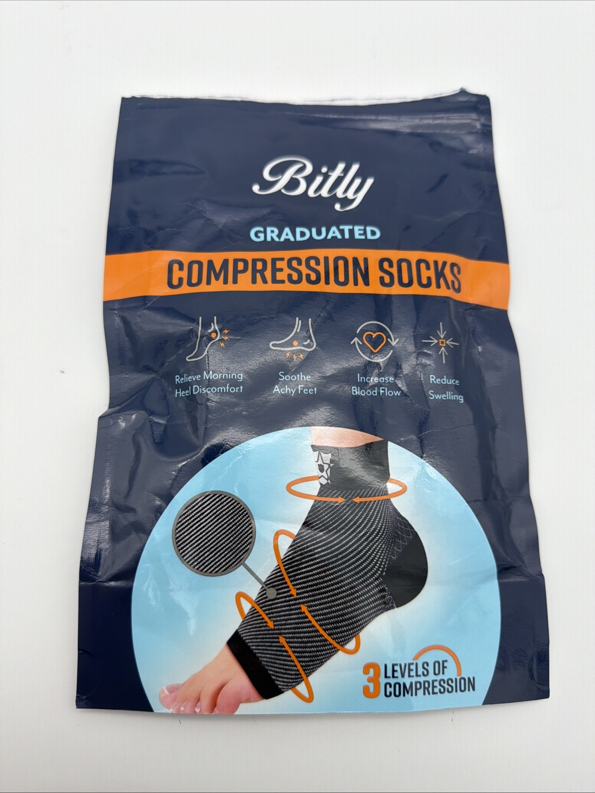 Bitly Graduated Compression Socks for Men Women XL