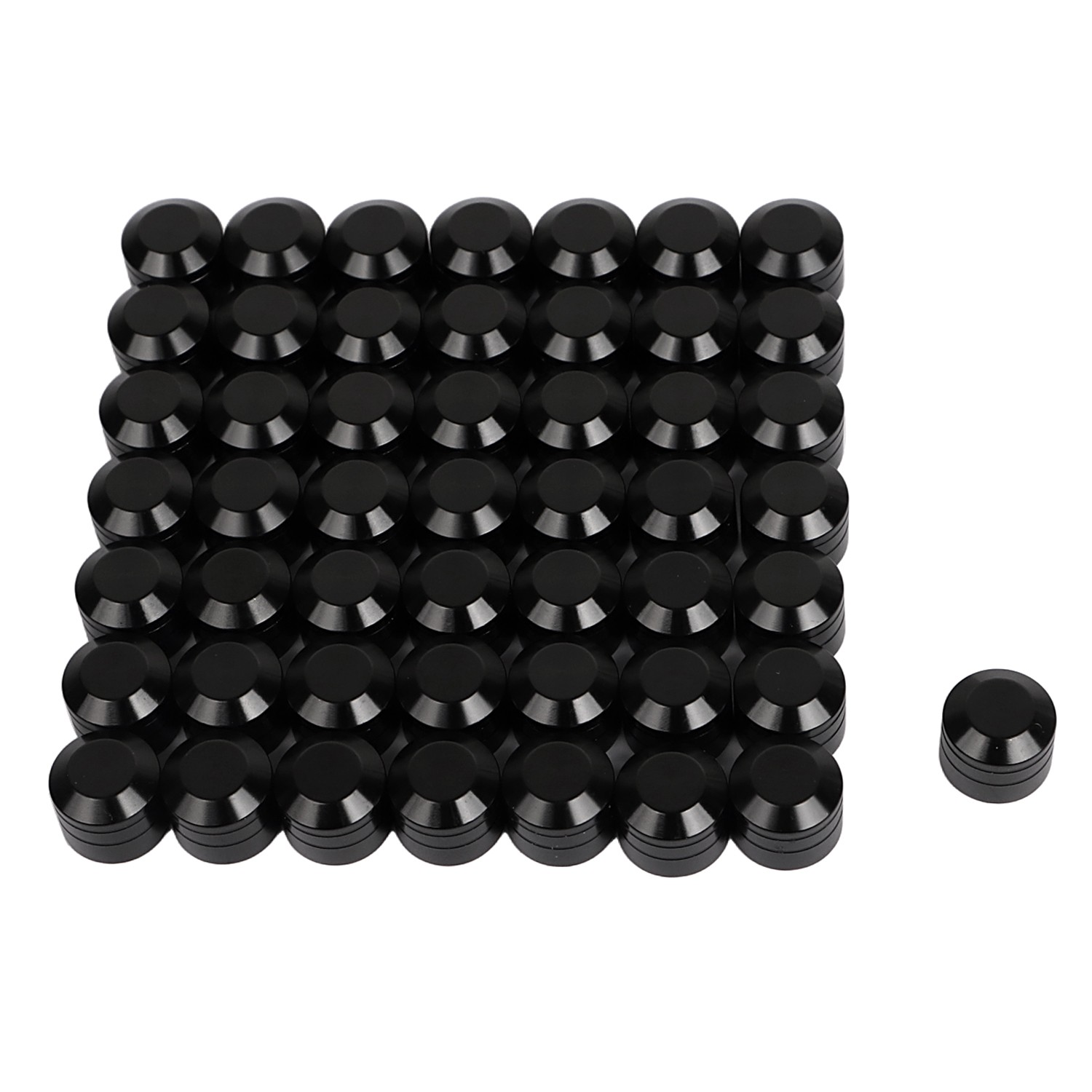 Black Engine Bolt Screw Cap Covers For Harley Softail Springer Fat Boy Breakout