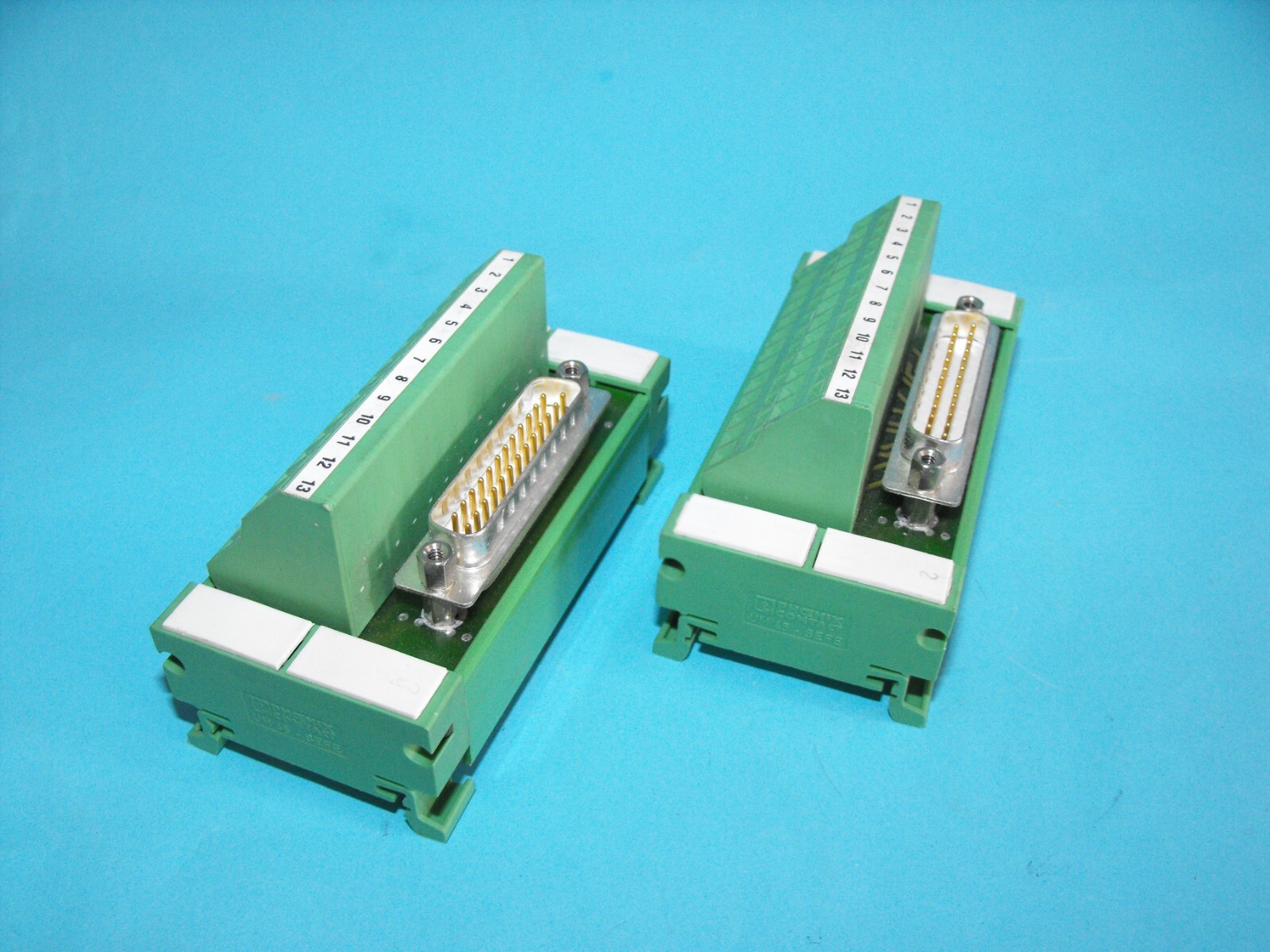 Phoenix Contact D25SUB/S/ZFKDS.D-Sub Interface Module 2293637.(LOT2PCS).USED