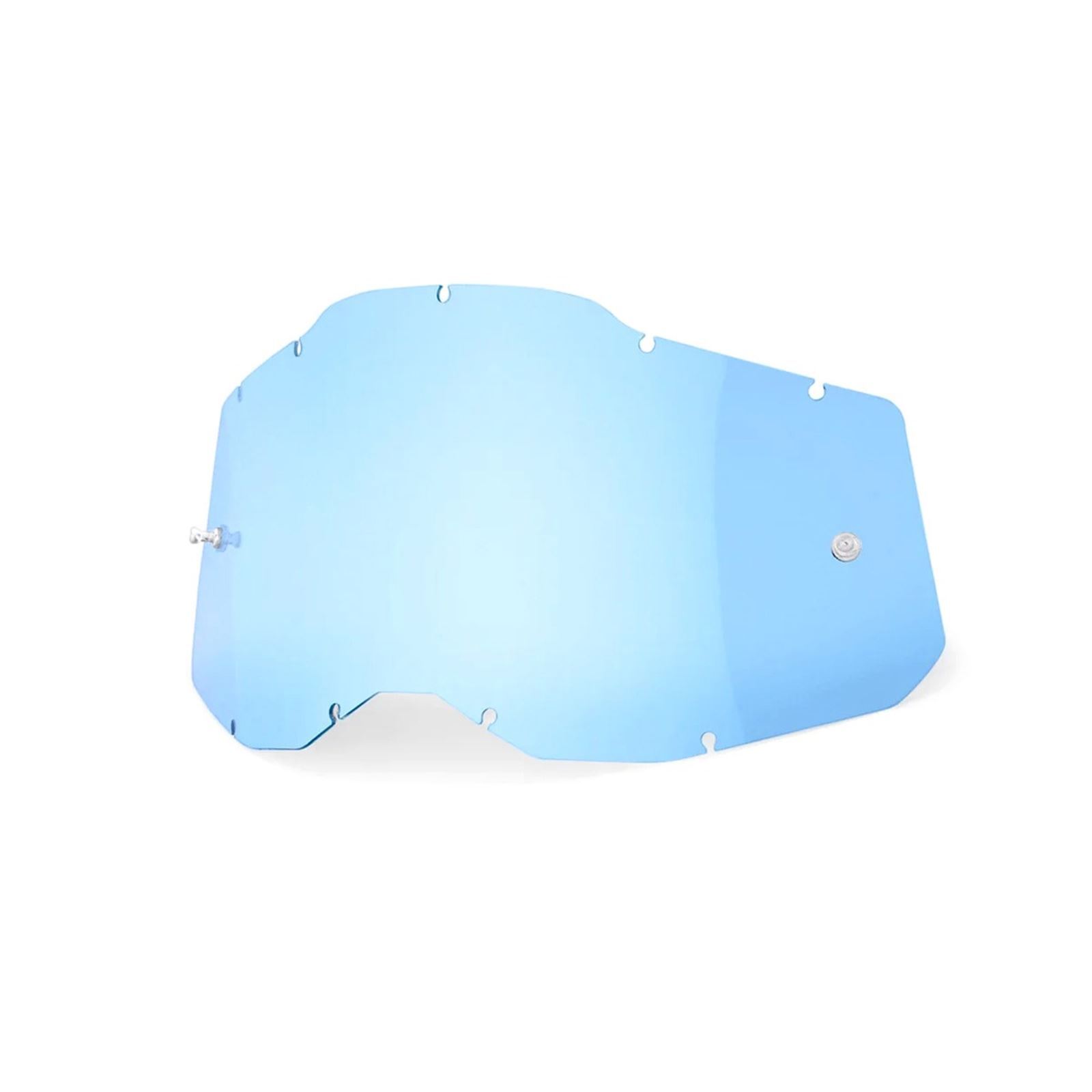 100% RC2/AC2/ST2 Replacement Lens - Sheet Blue 59077-00002