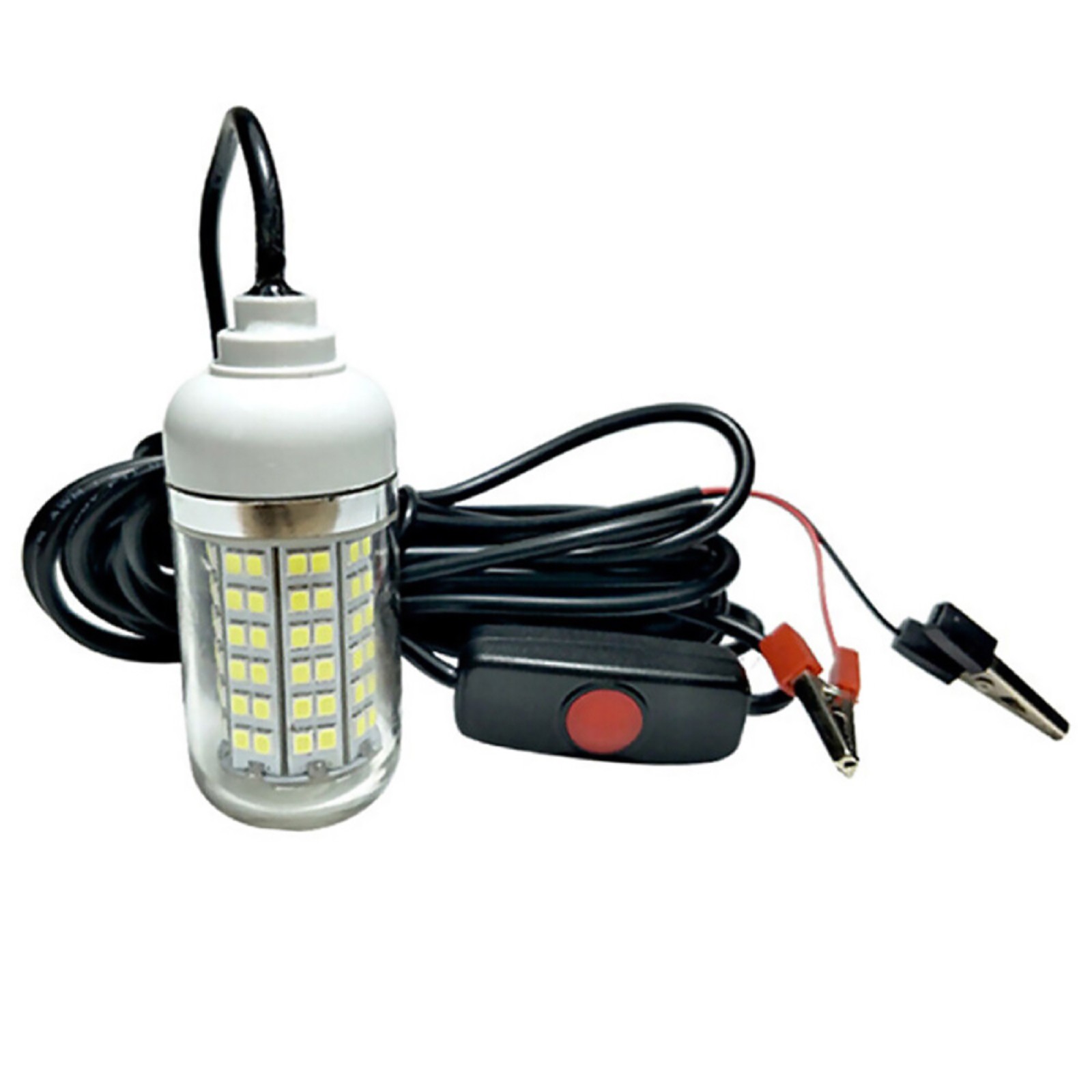 IP68 LED Submersible Fishing Light Deep Drop Underwater Lure Bait Finder Lamp e