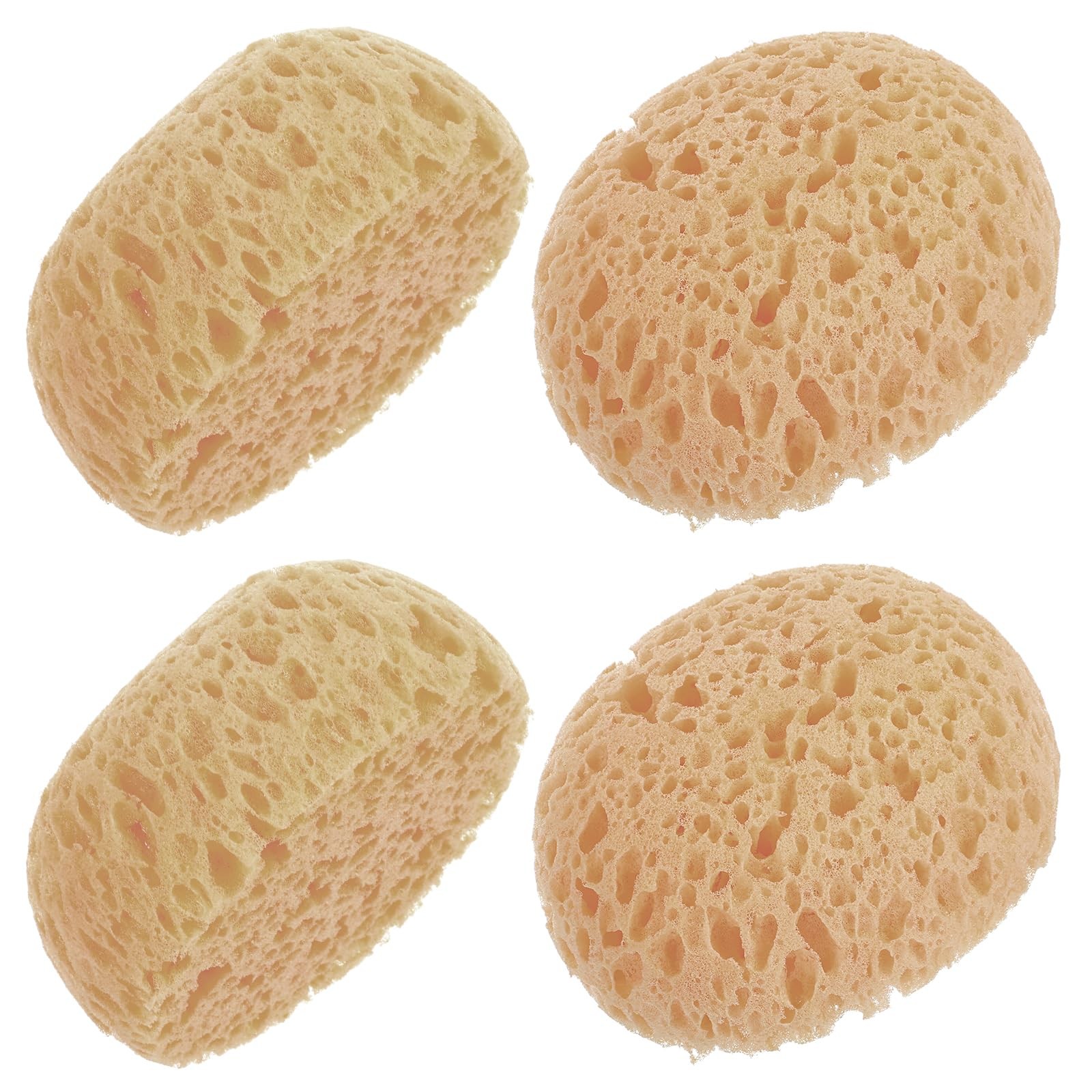 YBEATY 4 Pcs Knockdown Texture Sponges Repair Ceiling Drywall Wall Brown
