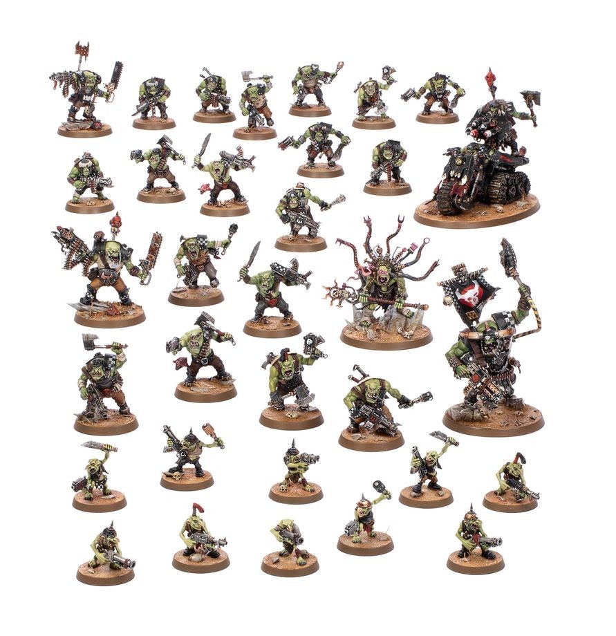 Orks 11th Edition Half Starter Set Warhammer 40k Armageddon Miniatures