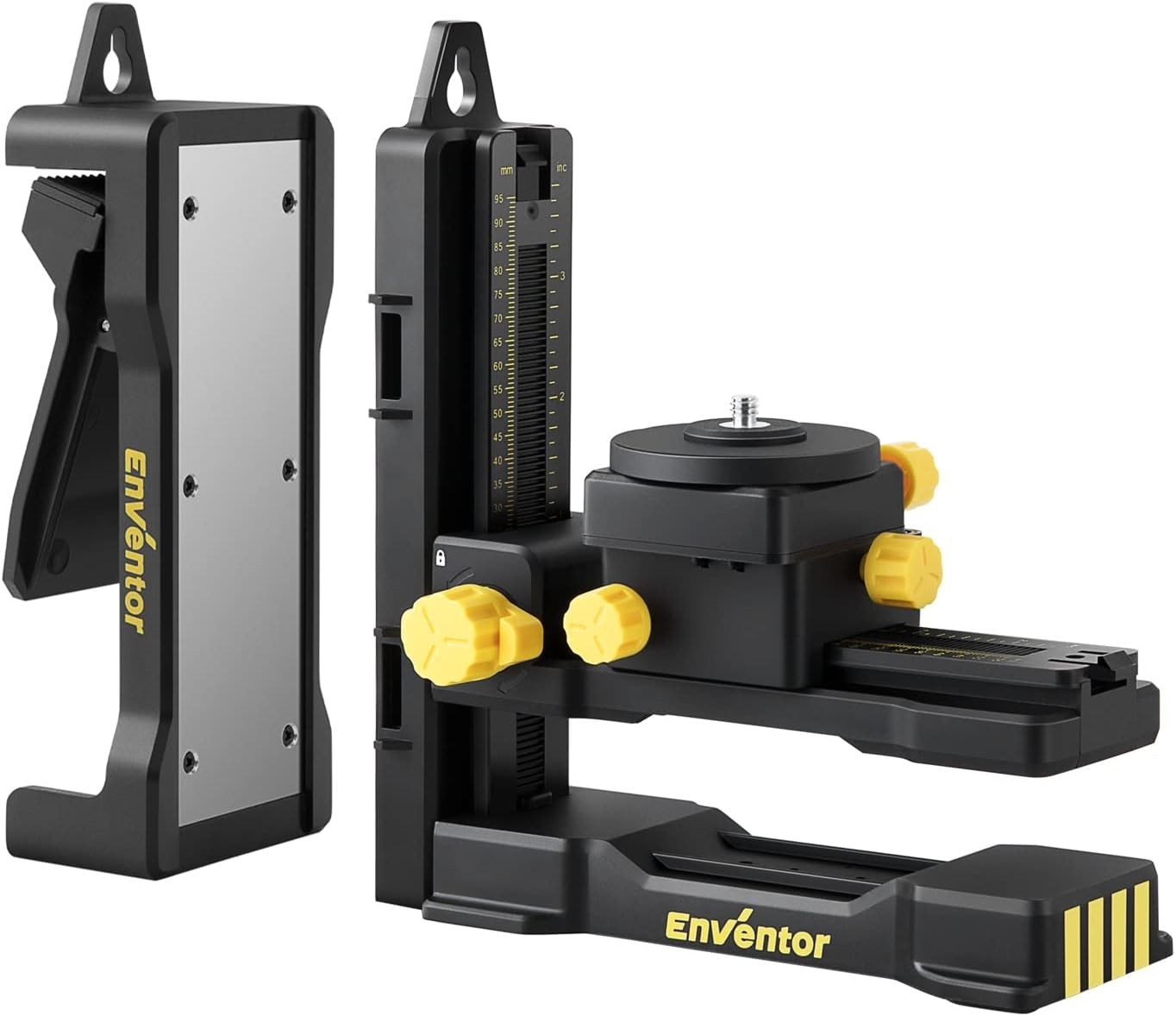 Precision Fine-Tuning Laser Level Adapter with Magnetic Base & Adjustable Clip