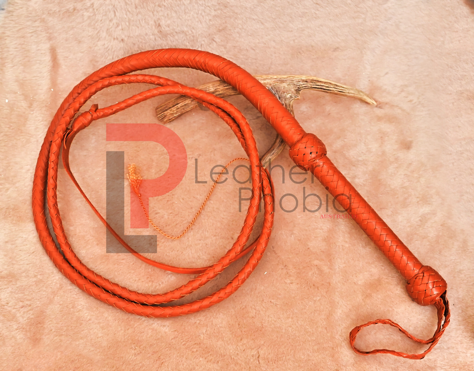 Custom Bull Whip Loud Cracking Bullwhip 6 feet 12 plait Genuine Cow Hide Leather