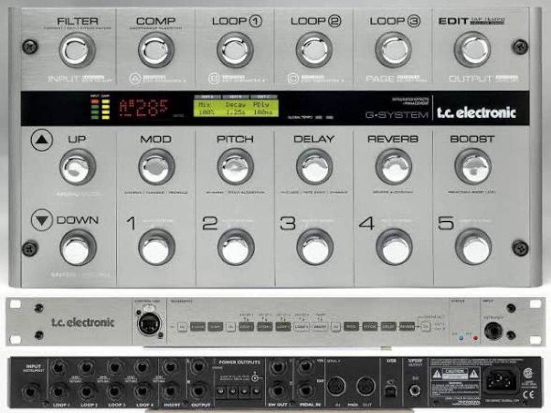 TC Electronic G-System Guitar Multi Effects Floor Processor