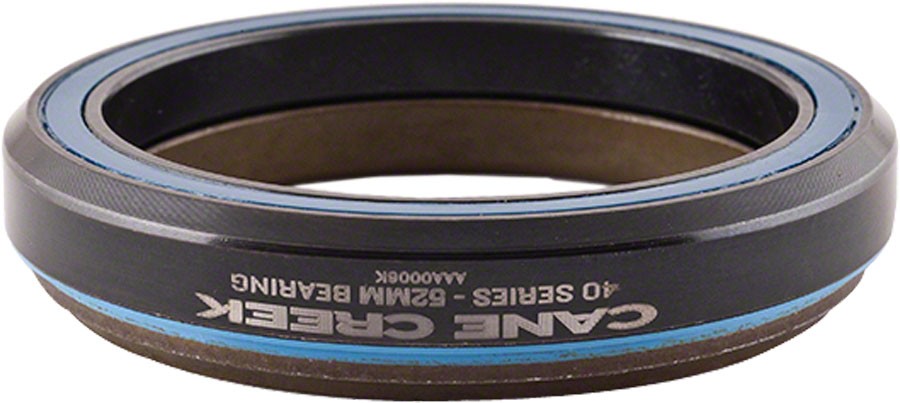 Cane Creek 40 IS52/40 Black Tapered Steel Headset with Sealed Cartridge Bearings