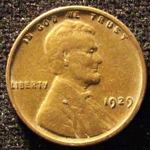 1929 P Lincoln Wheat Cent/Penny