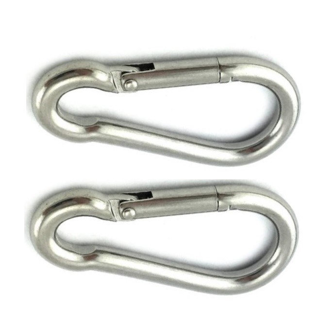 Snap Hook Curb Chain Hooks 2 pc. Set 5 mm ZP by Weaver Free Ship