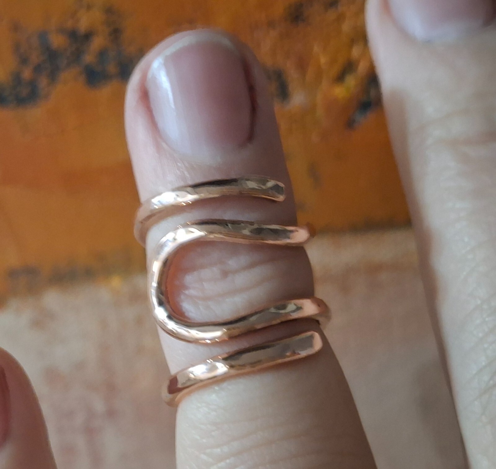 Lateral Deviation Finger Splint | Arthritis Ring Splint | Copper Adjustable