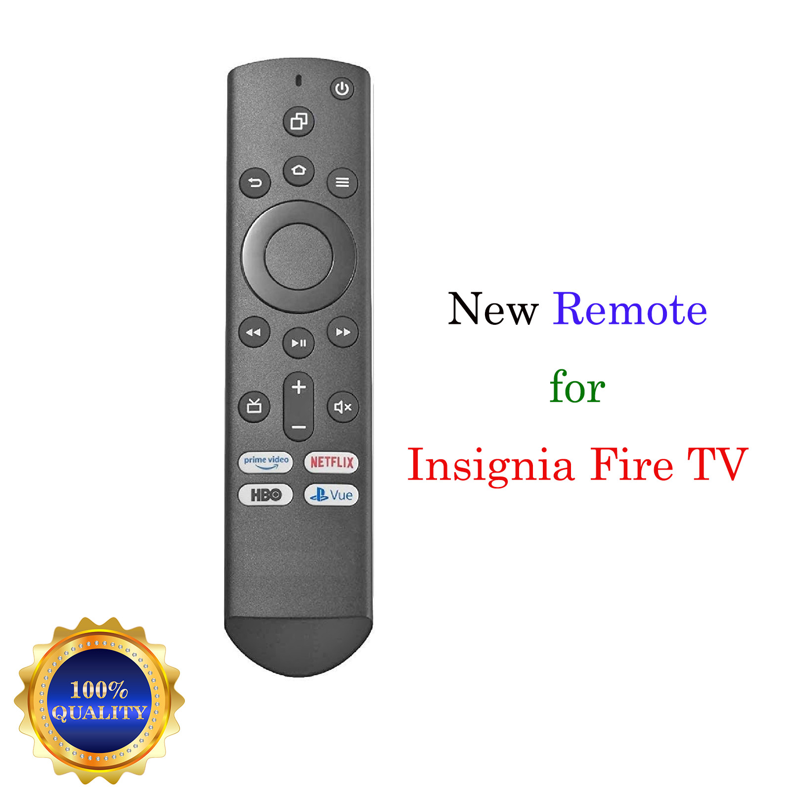 New Remote Control for Insignia Fire TV Edition NS-32F202NA22  NS-24DF310NA21