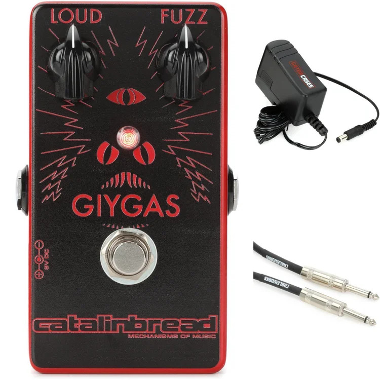 Catalinbread Giygas Fuzz 2 Fuzz Pedal with Power Supply and Cable