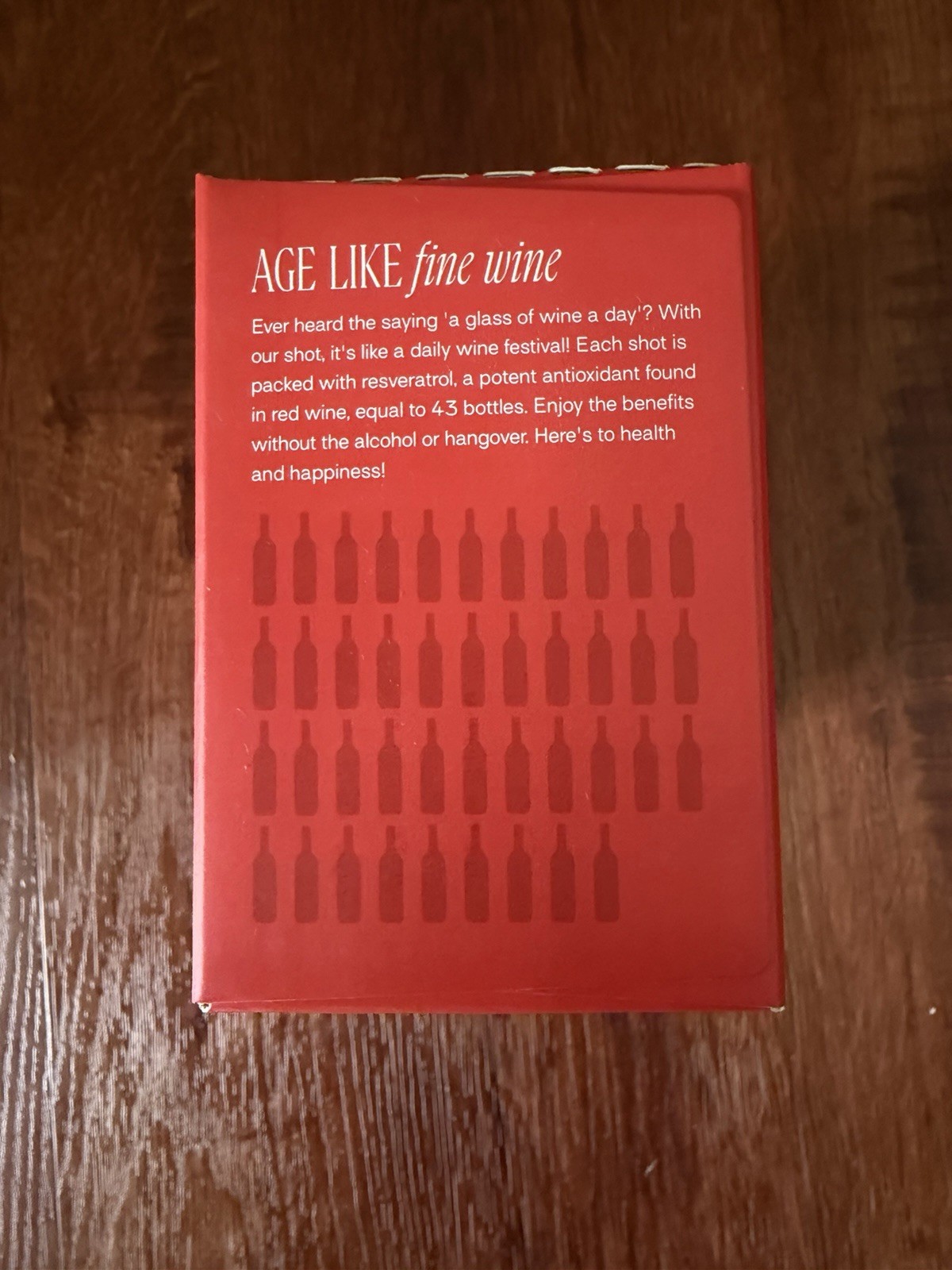 Happy Aging Longevity Shots — High purity NAD+ and resveratrol in a liposomal